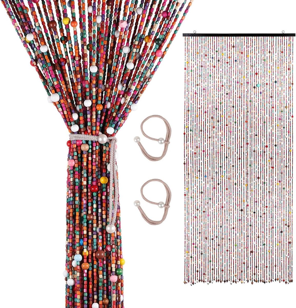 Deurgordijn Kralen - Macrame - (LxW) - Woning Decor