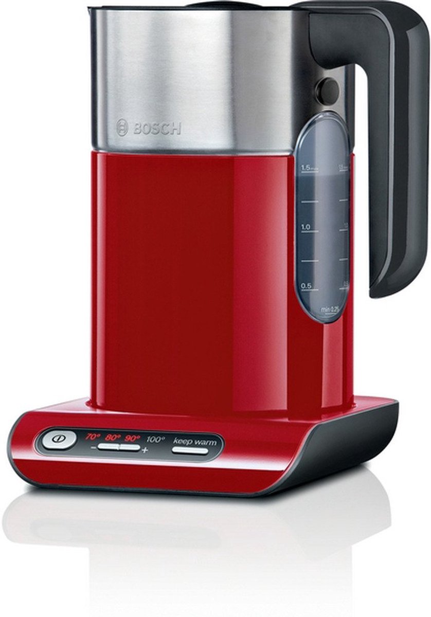 Bosch TWK8614P waterkoker 1,5 l 2400 W Rood