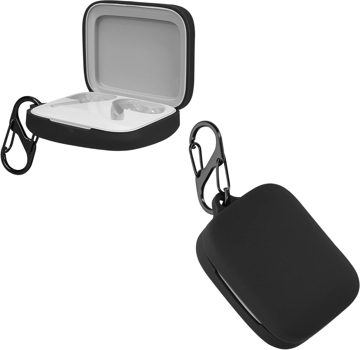 Hoesje voor oordopjes - Beschermhoes Case - Oordopjes Beschermen - Antislip en Scheurbestendig - Niet gespecificeerd - Zwart