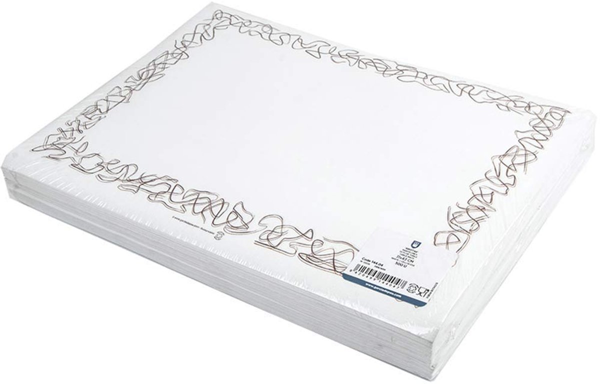 Tafelmatten - Placemats - Tafeldekking - Cellulose Materiaal - 31x43 CM - Wit