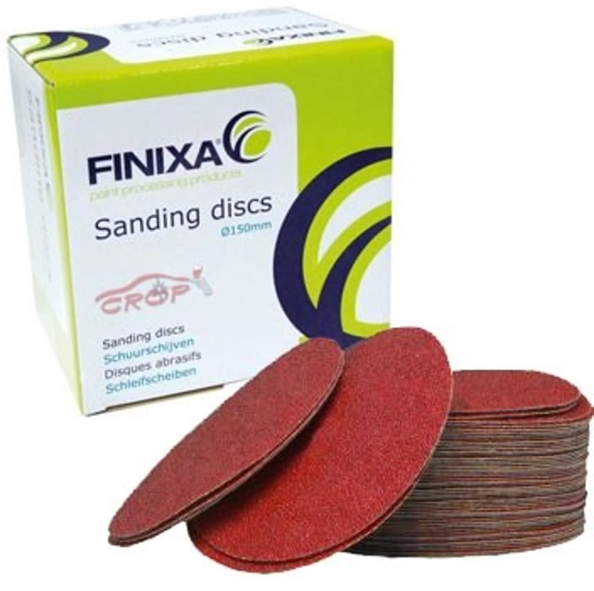 FINIXA SPDS Schuurschijven RED 150mm zonder gaten - P600