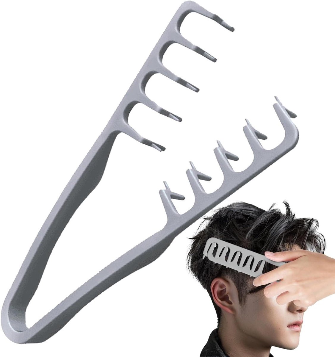 Textuur Kam - Volume Kam Haar - Haar Stylen - Wortel Volume Tool - 22 cm - Zwart