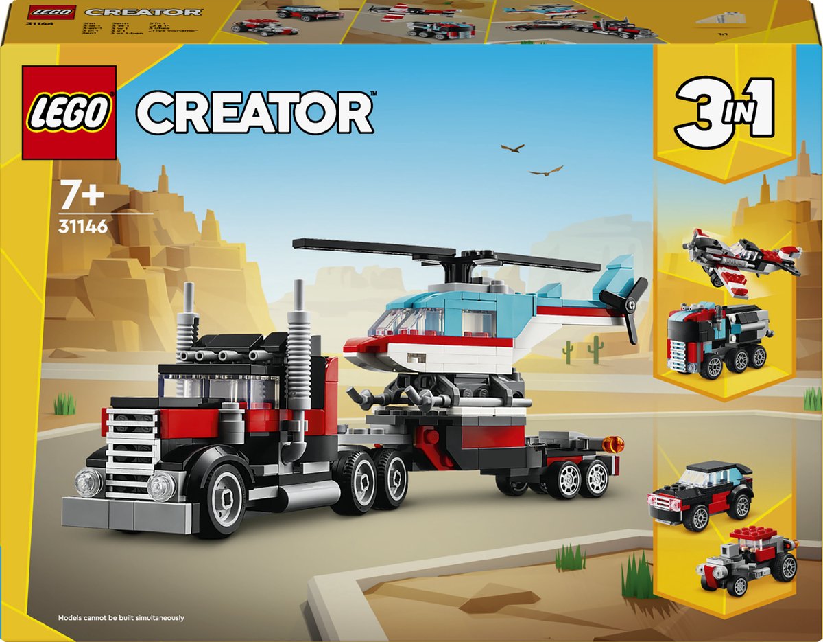LEGO Creator 3in1 Truck met helikopter - 31146 — afbeelding 19