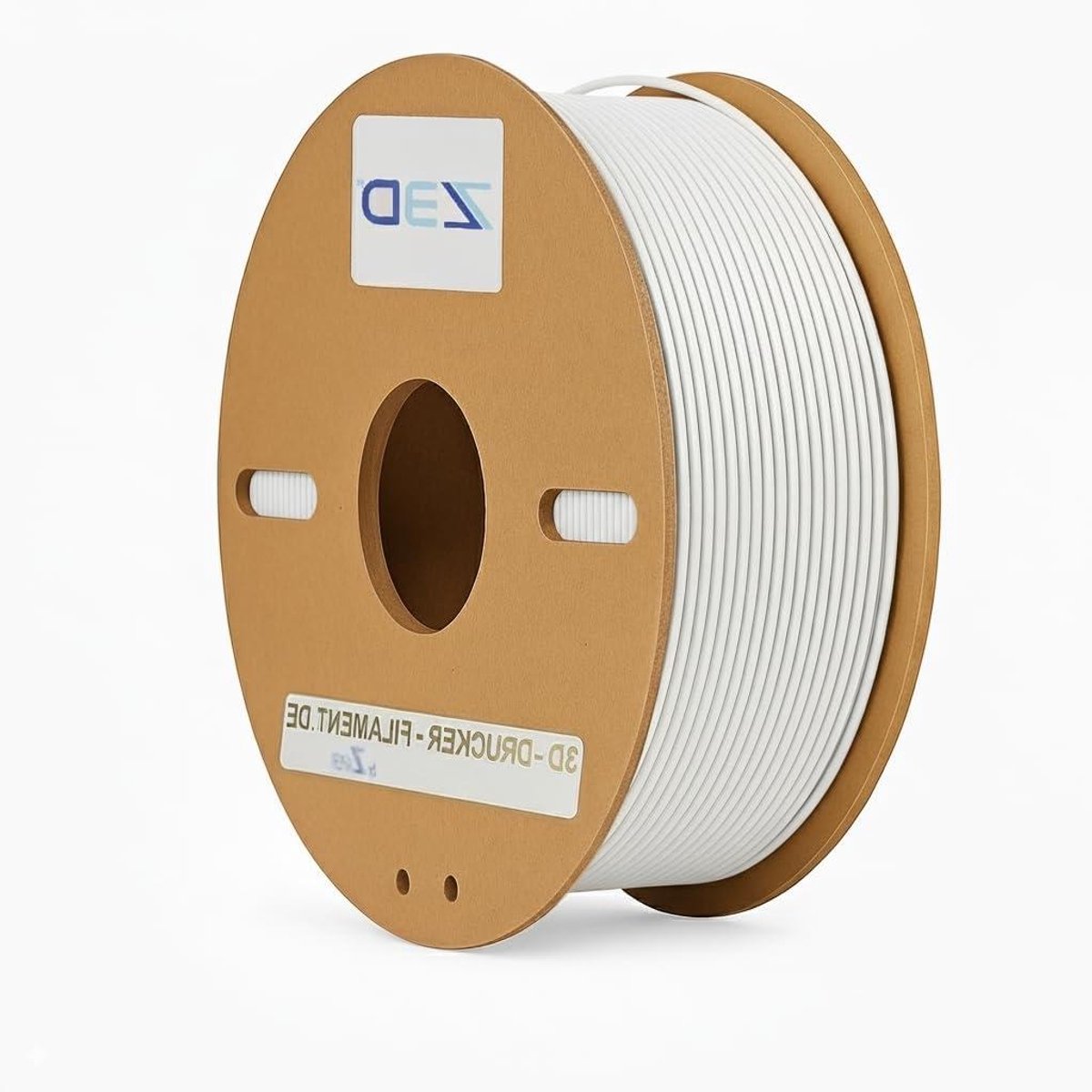 PLA+ Filament - 3D Printer Draad - 3D Prints Maken - Lage Kromming - 1 kg 285mm - Wit