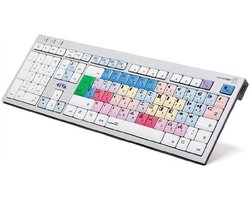 Logickeyboard Toetsenbord - QWERTZ Toetsenbord - Productiviteit Verhogend - Mechanische Schakelaars - 2.2 kg - Zilver