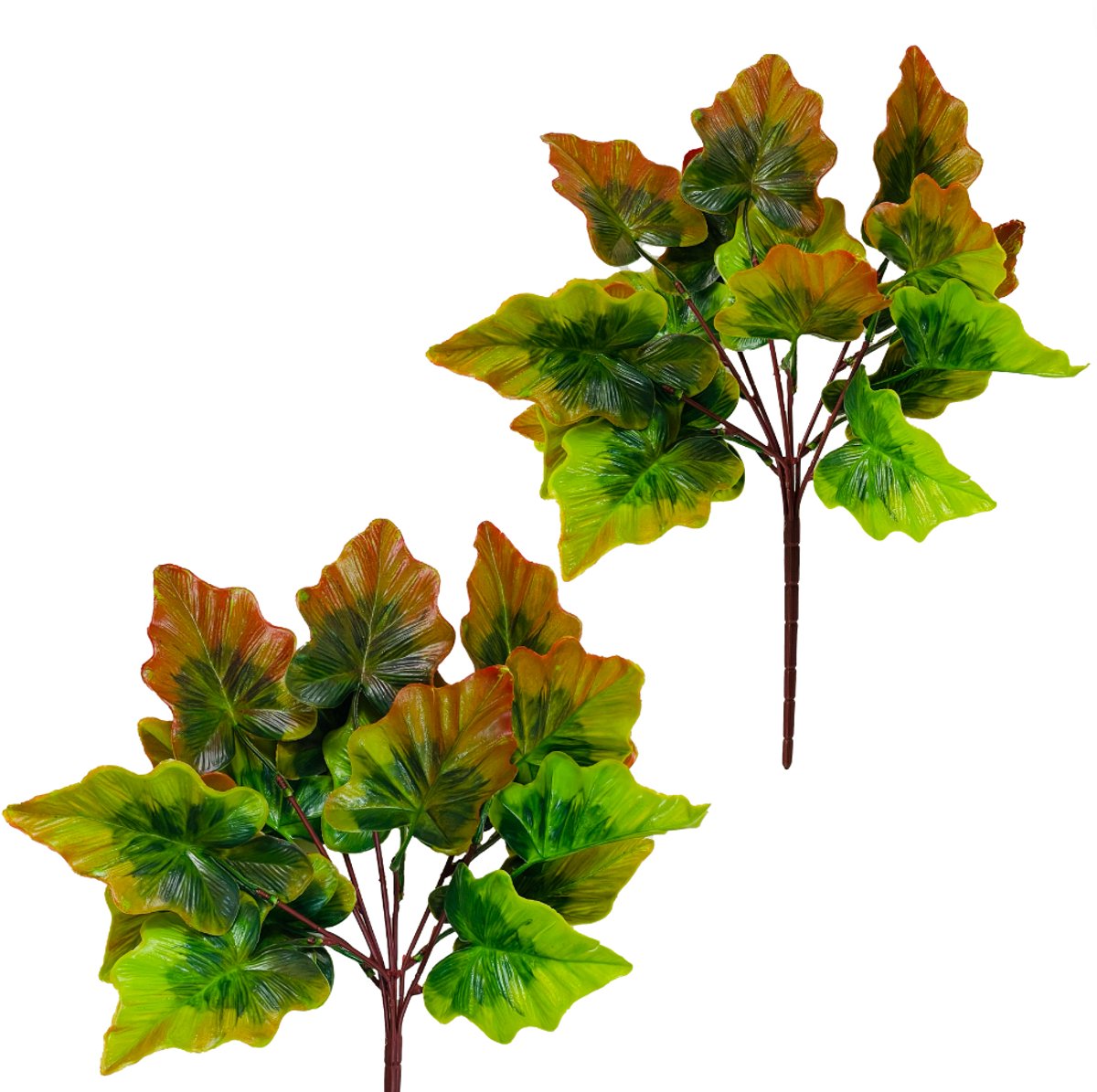 Inspiruj Alokazja - Kunstplant - Bruine Bladeren - Pik 38 cm