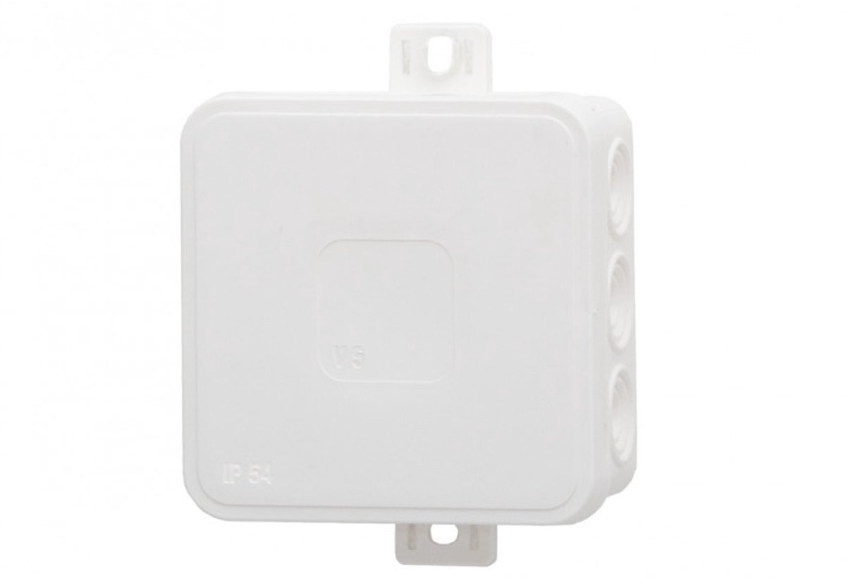 F-ELEKTRO - Serie V5 - Hermetische Doos - 75x75x41 mm - Wit - Kliksluiting