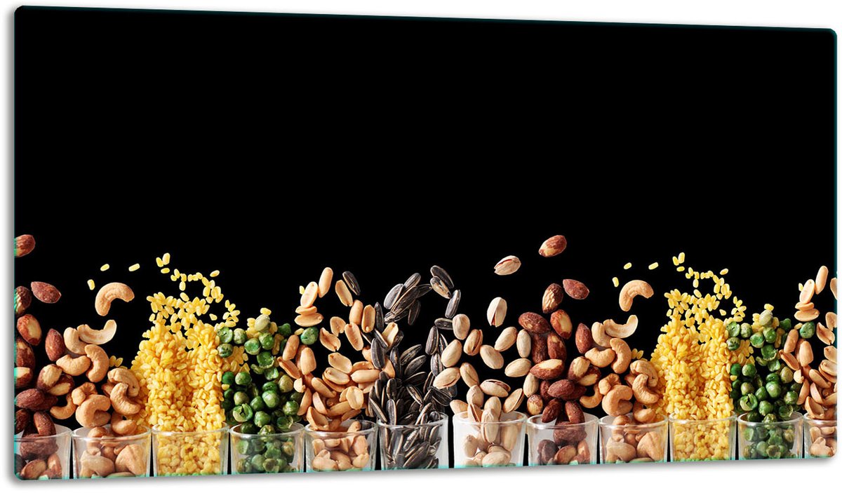 TMK ArtDeko - Snijplank - 52x30cm - Zwart - Glas - Universeel