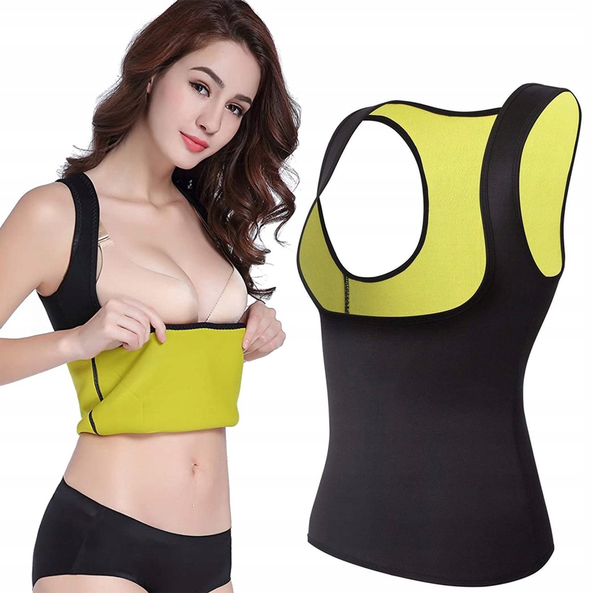 Pingyang Rongrong Dames Neopreen Trainingsshirt - Zweetafvoerend - Zwart - M