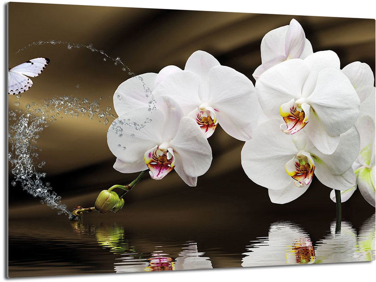 TMK ArtDeko - Snijplank - Glas - 40x30cm - Bloemen