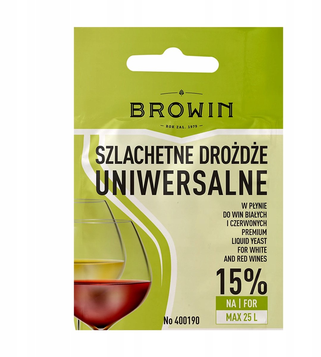 Browin - Universele Wijn Gist - 20ML - Eenvoudig te gebruiken