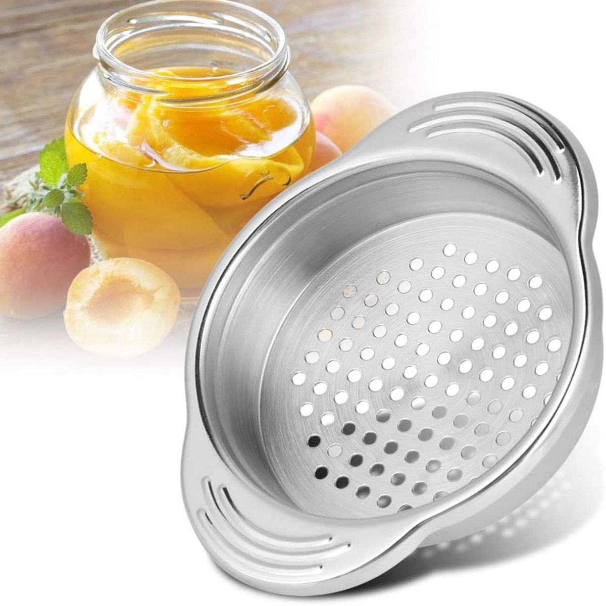 Store_8 - Afdruiprek - Blikken Afdruiprek - Ergonomisch Ontwerp - Zilver - Roestvrij Staal - Afvoer voor Voedselblikken - Geschikt voor Keuken - Zi...