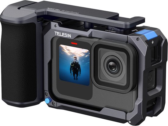 Telesin StreetGrip Kit voor GoPro 9/10/11/12/13 met cage
