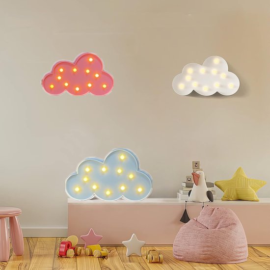 Neon Lamp - Decoratieve Verlichting - Muur Decoratie - Batterij Voeding - 2 Stuks - Wit — afbeelding 2