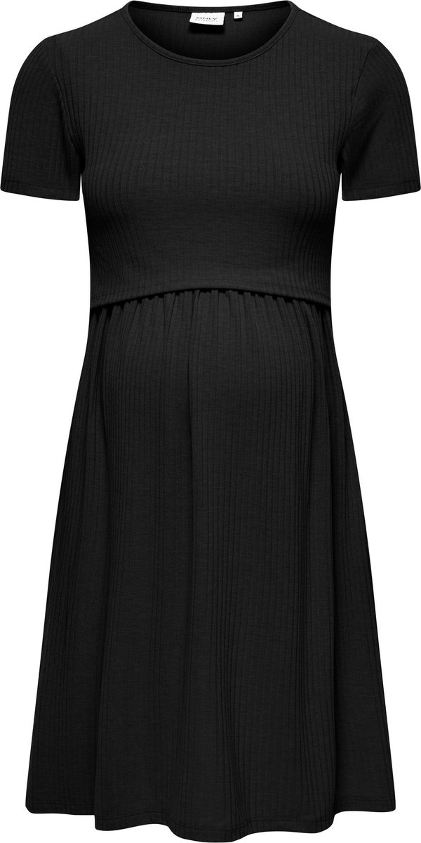 Only MATERNITY Jurk OLMMALAYA Korte jurk Black 1