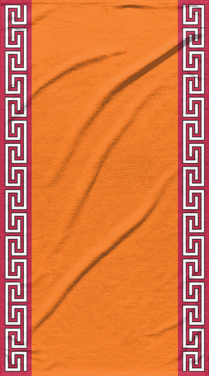 Strandlaken Mykonos Orange 100x180 cm