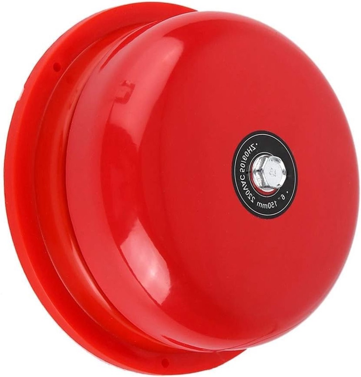Elektrische bel met brandalarm 100 dB, roestvrijstalen interne trommels, luid alarm voor veiligheid en waarschuwing