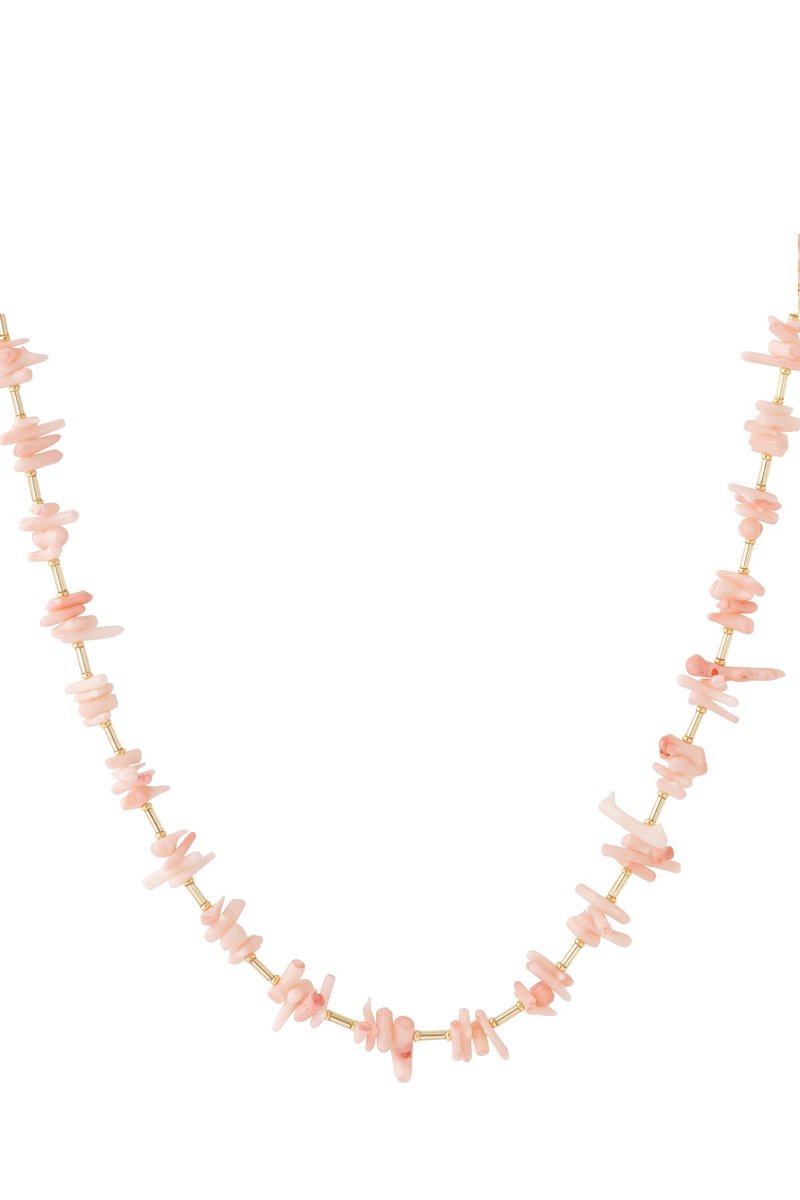 Koraal Charms Ketting