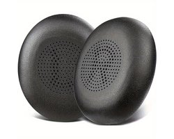Coussinets de rechange adaptés aux Jabra Evolve2 65/40/Elite 45h - Fabriqués en cuir PU souple avec revêtement protéiné, adaptés aux casques USB MS UC et aux casques sans fil supra-auriculaires (coussinets).