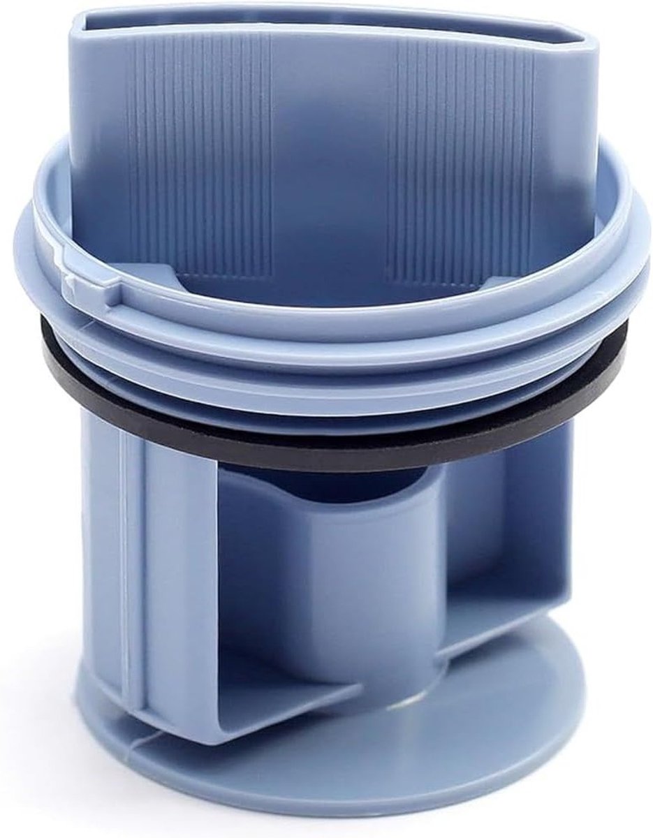 Afvoerpomp Cover Plug voor Wasmachine, Vervangende Outlet Seal Drainage Plug, Compatibel met Bosch en Siemens, Blauw