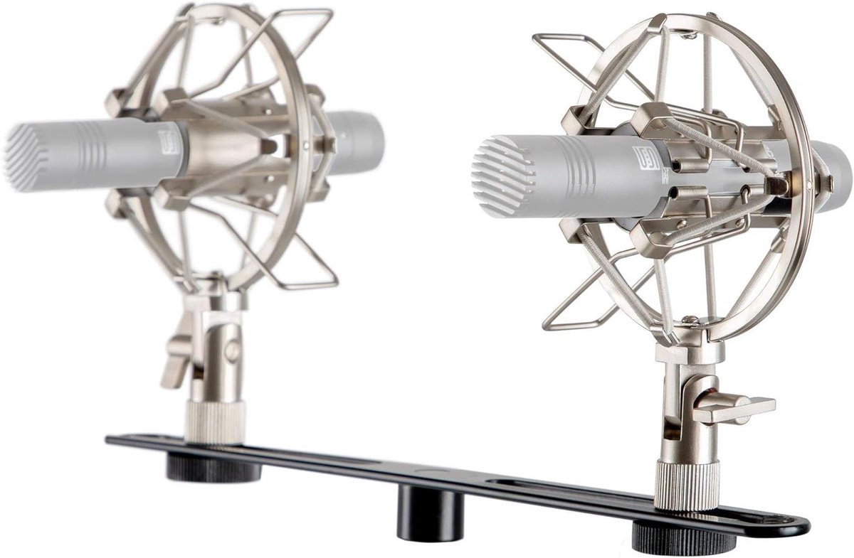 Stereo Microfoon Accessoireset - Stereo Opname Kit - Muziek Opnemen - Inclusief Microfoon Spiders