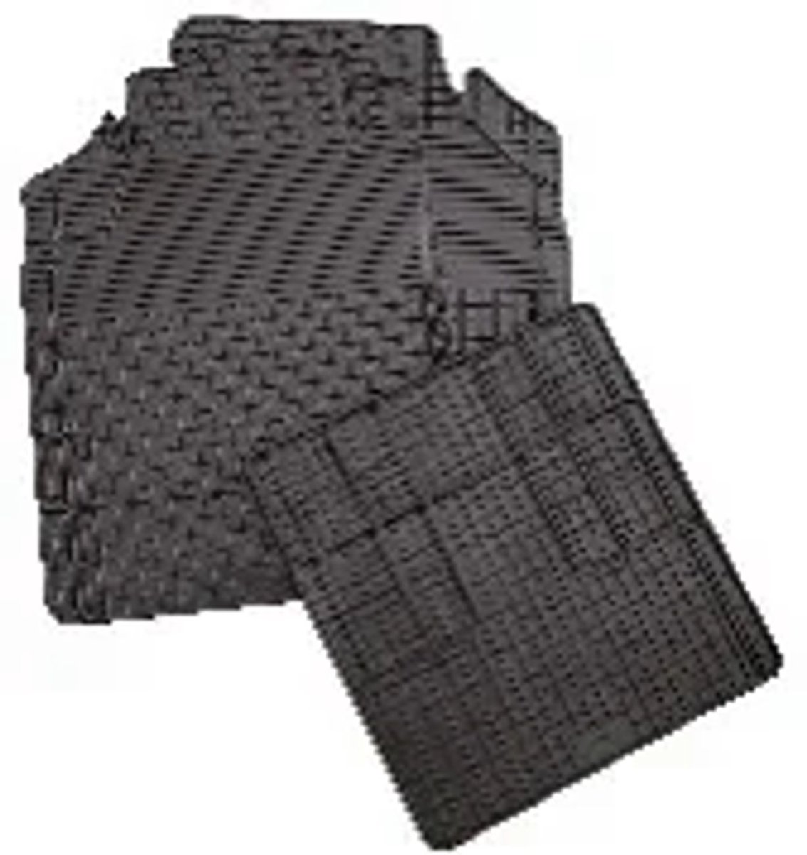 Rubberen mattenset Eco 4-delig
