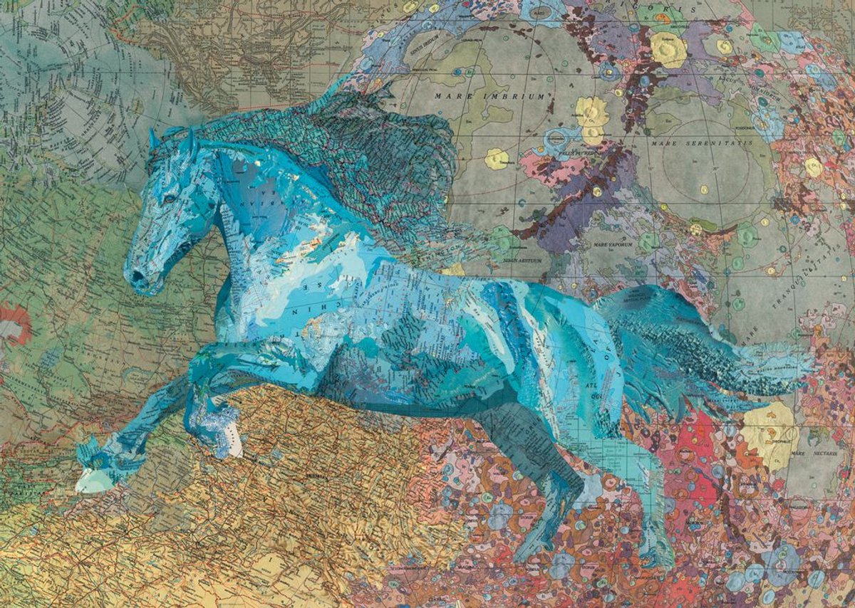 Heye – Map Horse – legpuzzel 2000 stukjes – poster