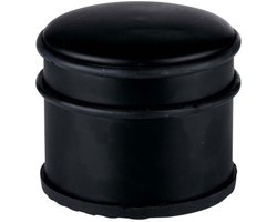 Butée de porte Edco noire 9 cm - protection robuste pour les portes.