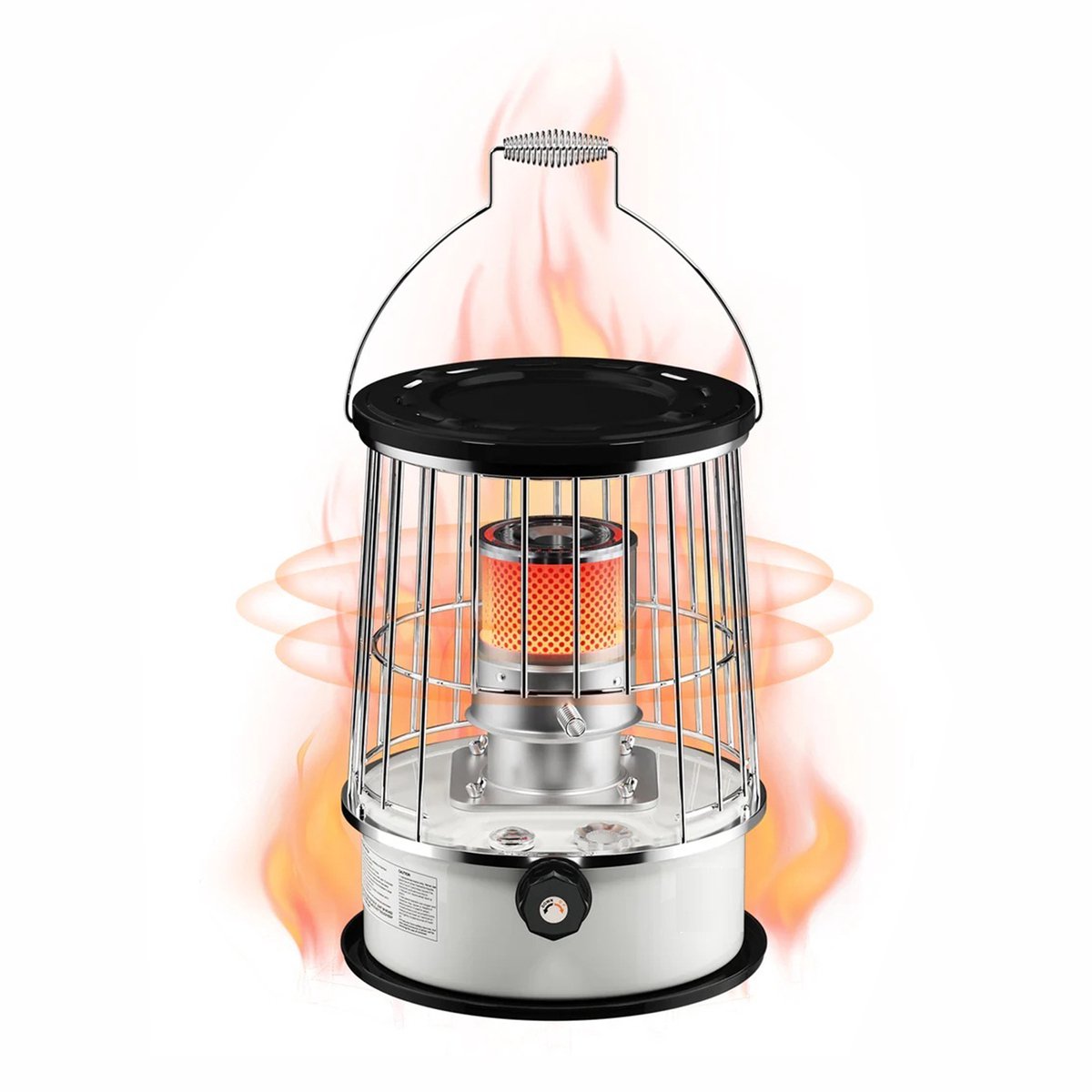 Eurocatch Draagbare Petroleumkachel - 2600 W - 6 L - Noodverwarming met Draagtas