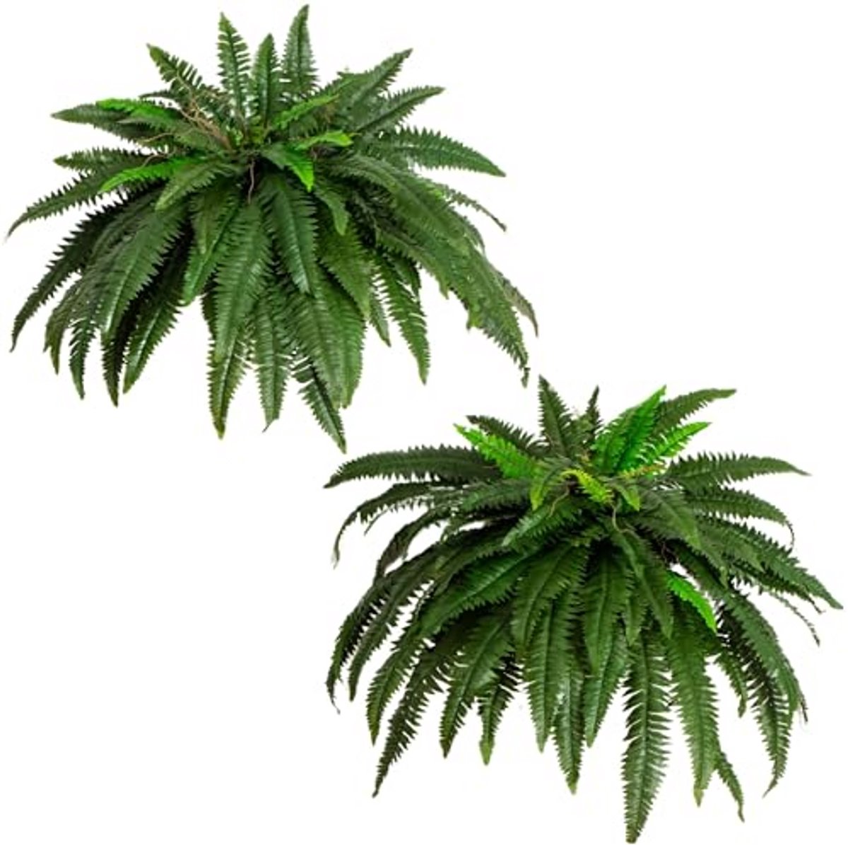 Kunstplant Varen - Decoratieve Plant - Woonkamer Decoratie - Onderhoudsvrij - Set van 2 - Groen