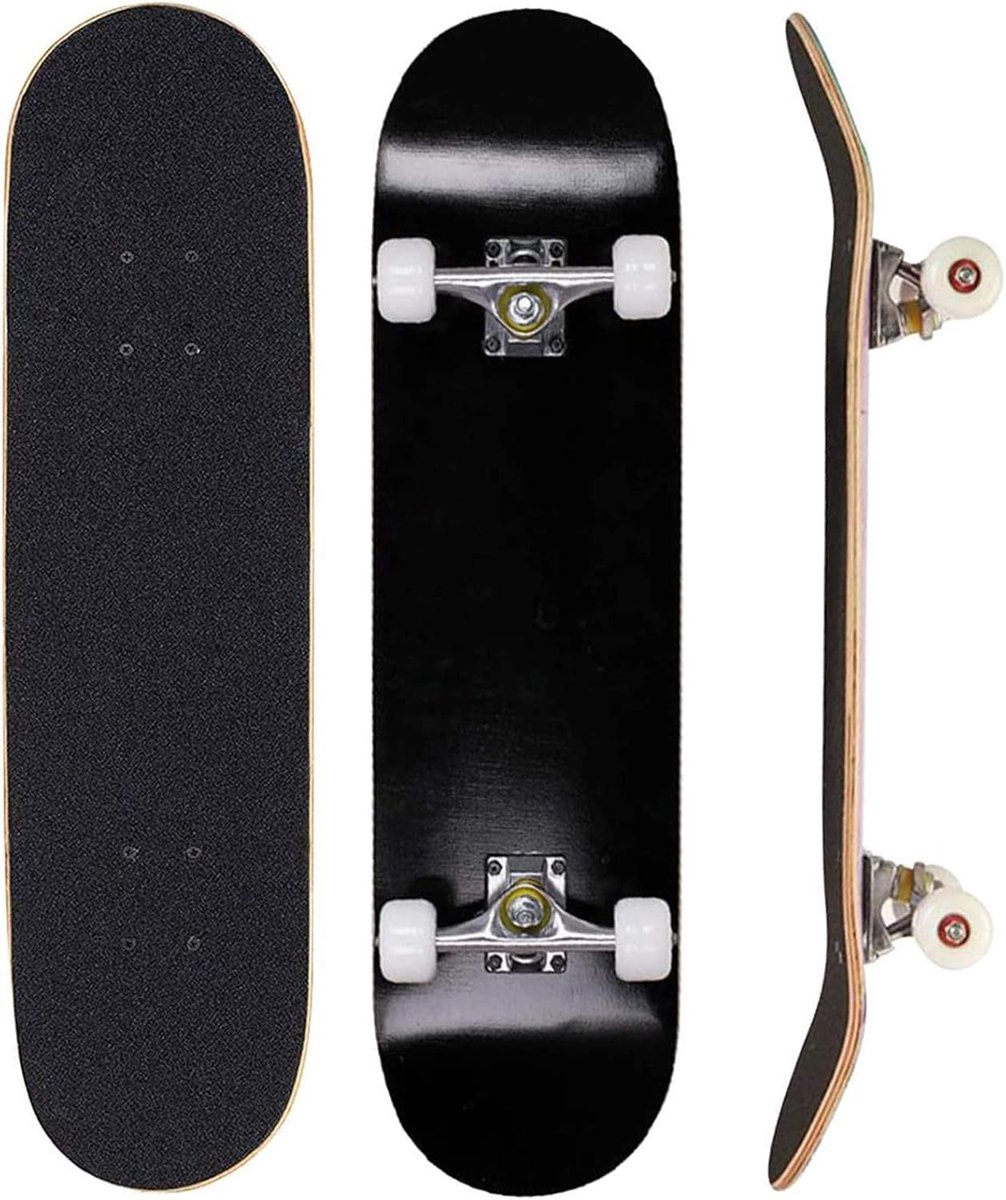 Skateboard voor trucs Beginners board Stunts oefenen 7 lagen esdoornhout 78 cm
