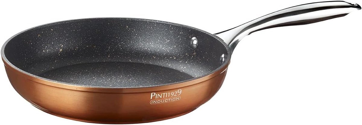 Metalen Koekenpan - Aluminium Pan - Koken en Bakken - Extra Stevige Rand - 32 cm Diameter - Metaal