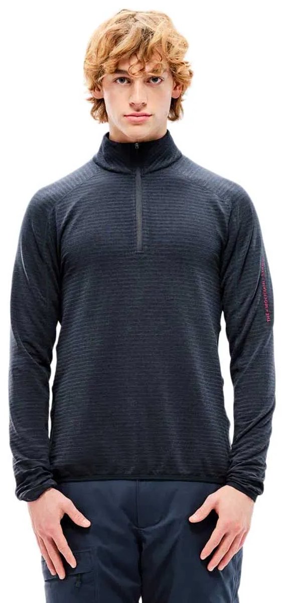 The Mountain Studio Mens Light Tech Fleece Half Zip