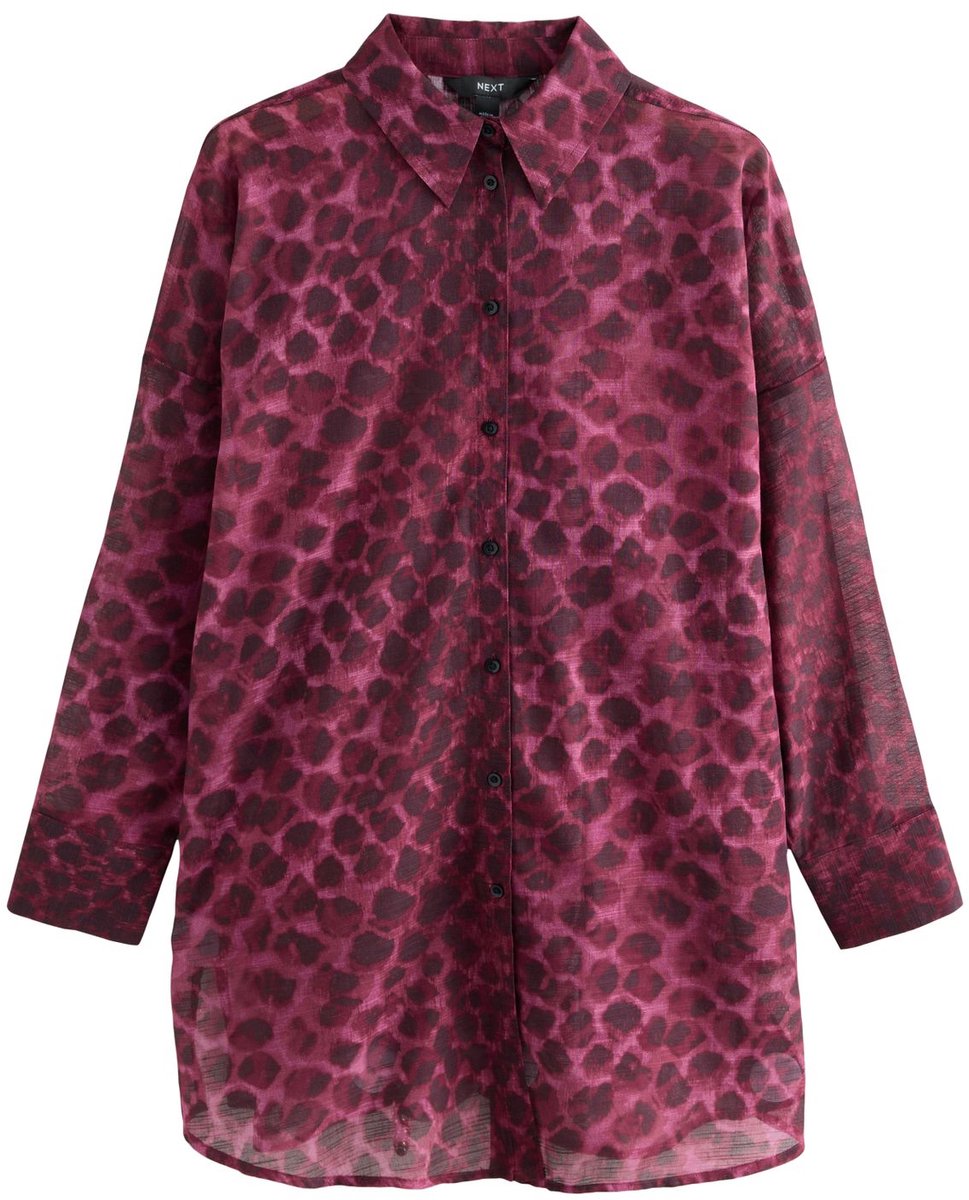 Next - Dames - Strandshirtjurk - Roze