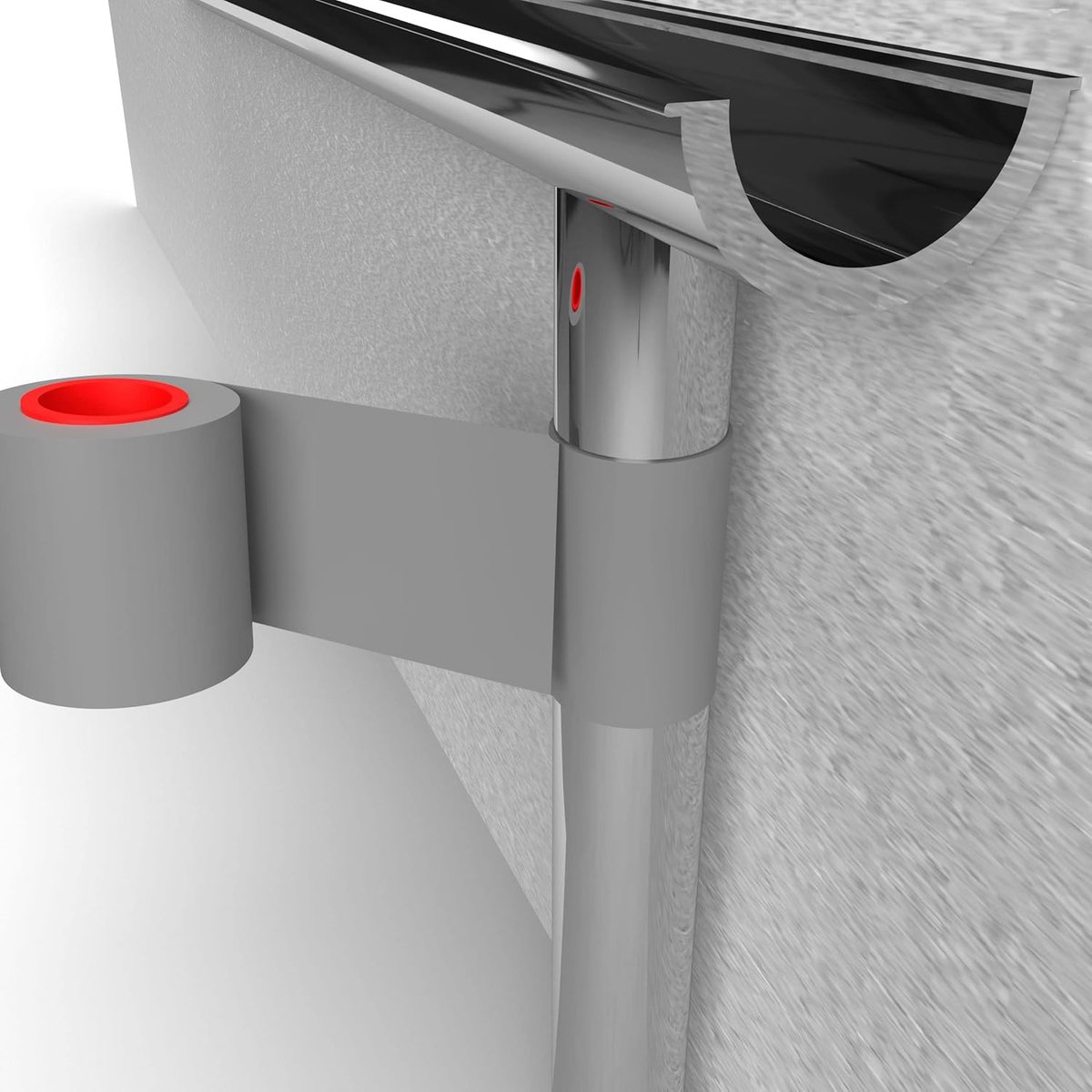 Aluminium Butyltape - Reparatietape Dak - Waterdicht Afdichten - Scheurvast Composiet - 50 mm x 10 m - Grijs
