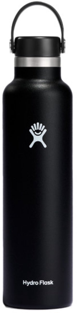 Hydro Flask Standard Mouth Flex Cap Drinkfles (709 ml) - Zwart – foto 6
