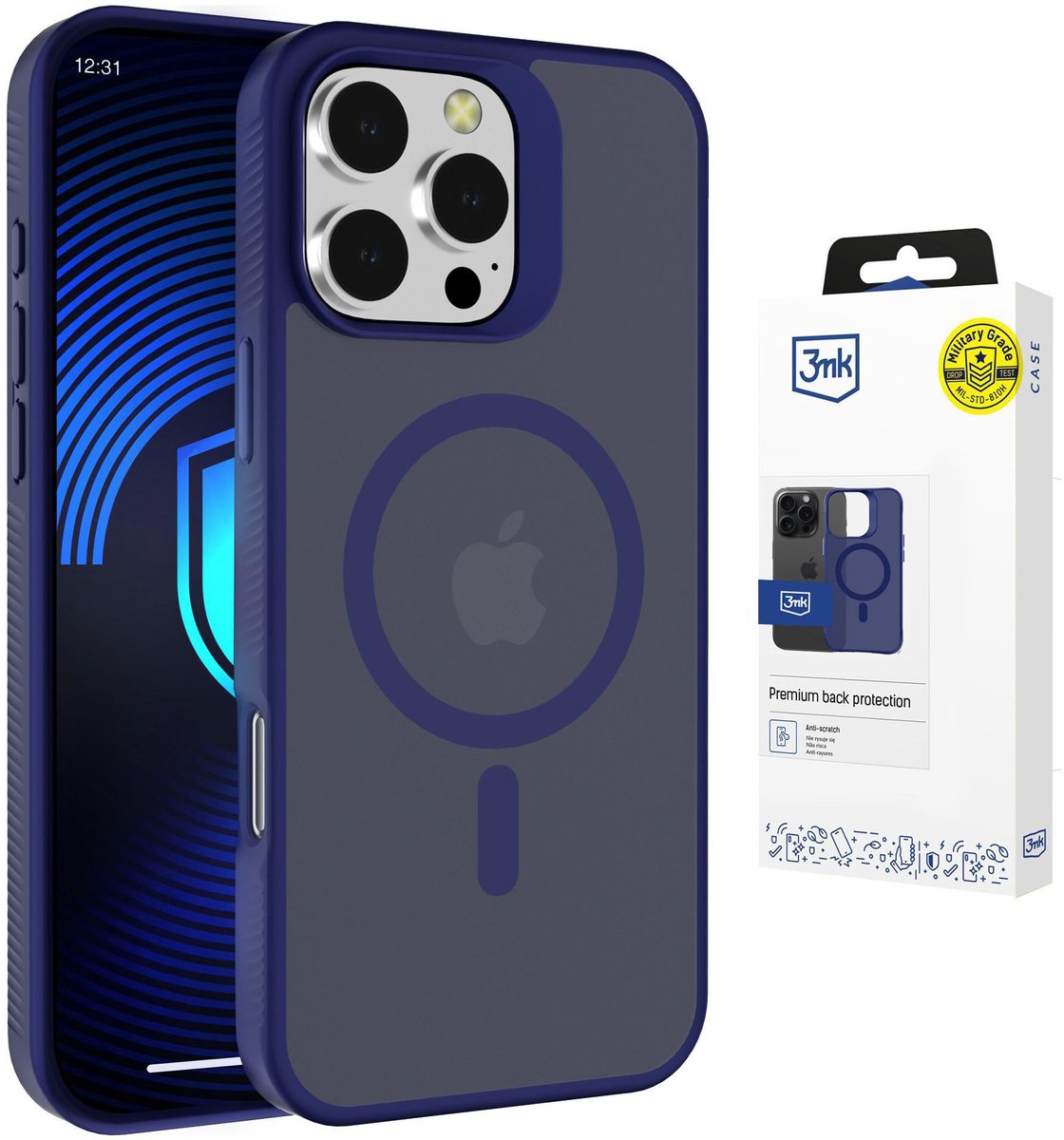 3Mk Smoke Magcase Voor Apple Iphone 16 Pro Max Beschermende Magnetische Tpu-Hoes