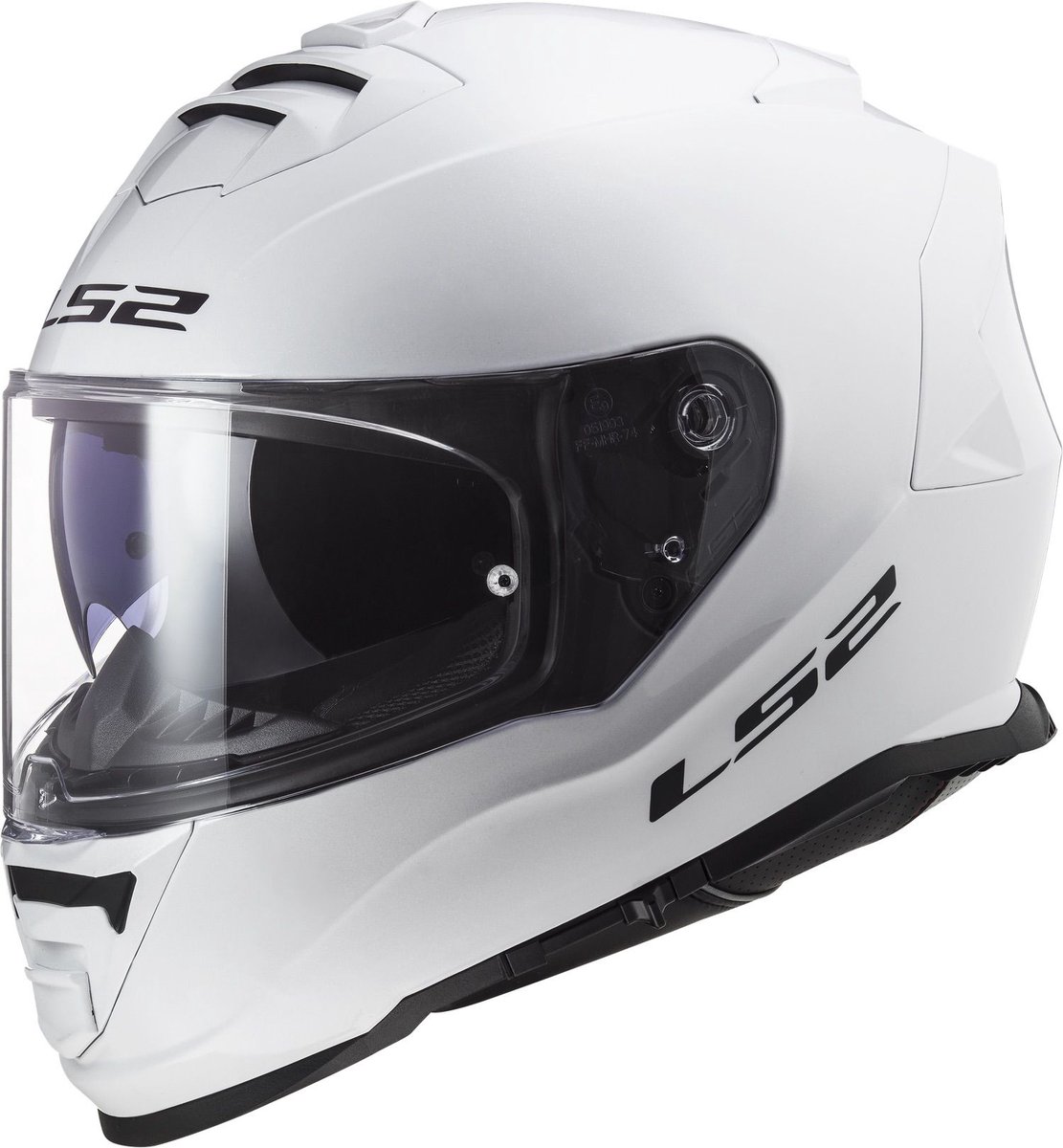 LS2 FF800 Storm II Solid Wit Integraalhelm - Maat S - Helm