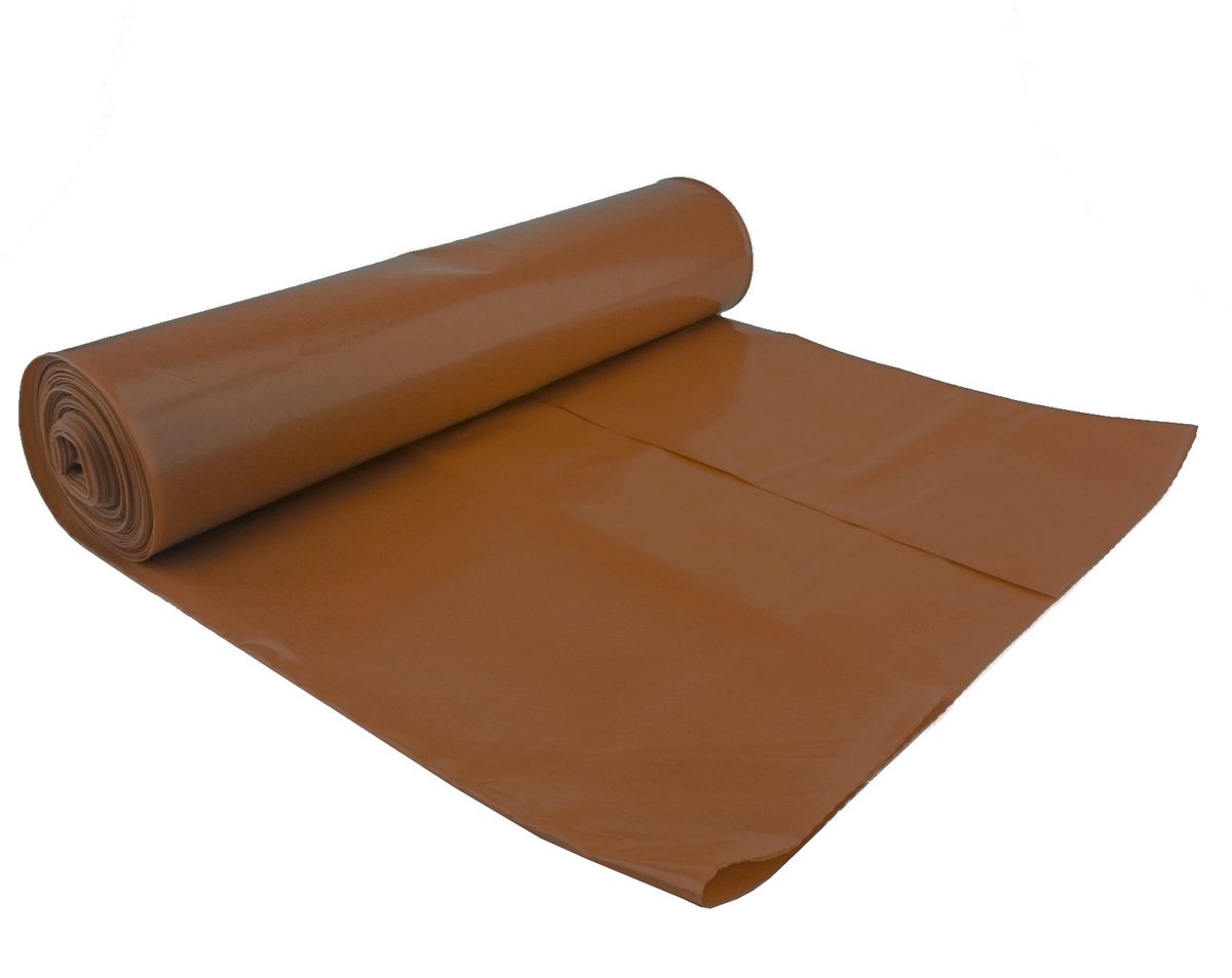 Meva - Afvalzakken - 50 µm - 25 stuks - Bruin