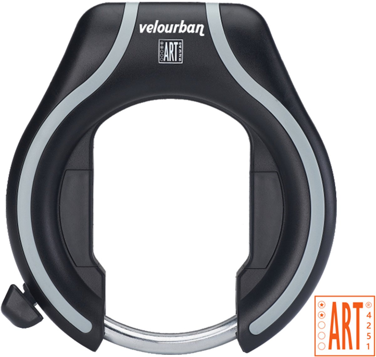 Velourban VU826 ART 2 Framslot – Veiligheidsniveau 12 | Staal + Kunststof | 0,18 kg | Voor stadsfietsen & e-bikes