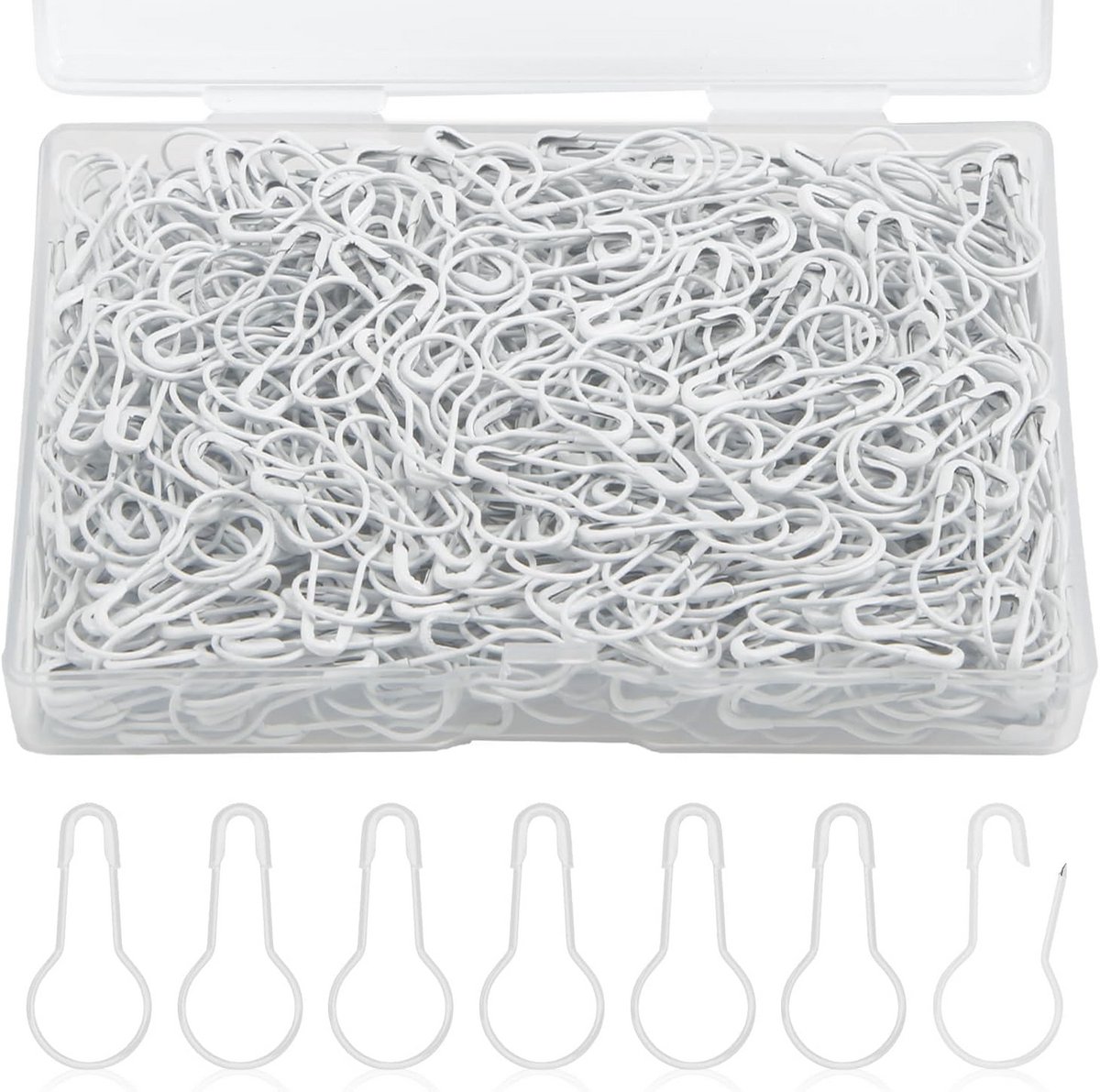 500 Stuks Veiligheidsspelden 22x10mm - Metalen Veiligheidspinnen voor Kleding en Ambachten