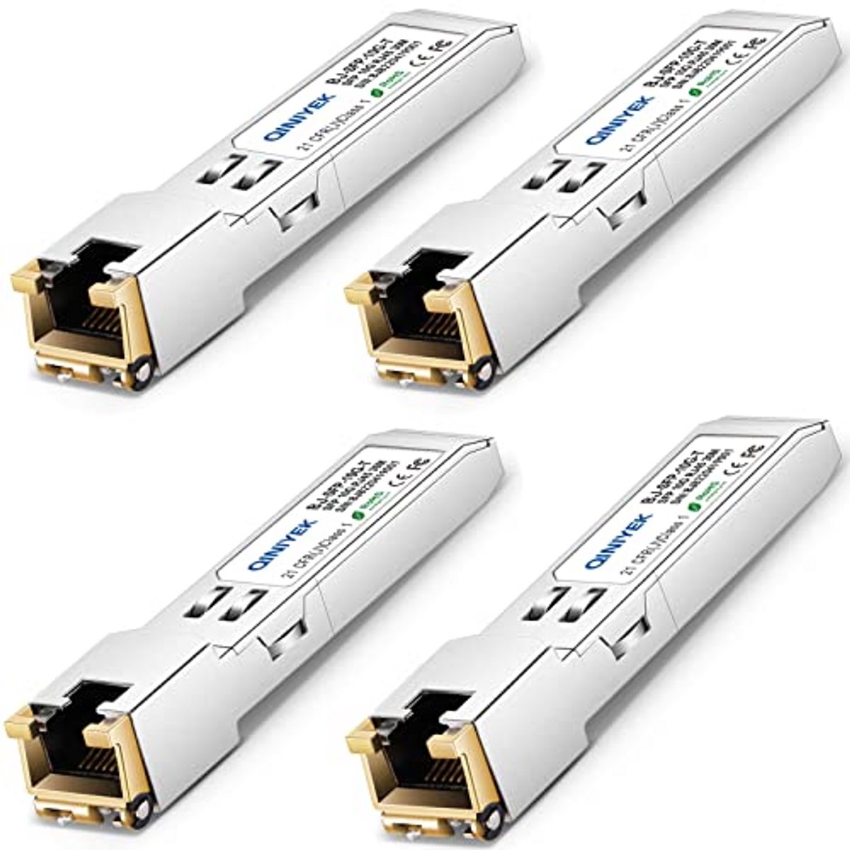 Netwerk Transceiver - Koper Module - Netwerk Uitbreiding - Brede Compatibiliteit - Tot 30m - Zilver