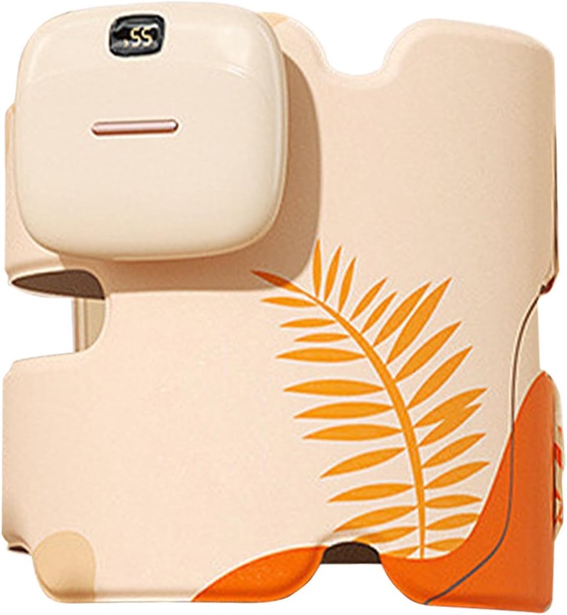 Draadloze kniemassager met warmte- en vibratiemassage - 3 vibratiestanden, verwarmde kniebrace met touchscreenbediening voor verlichting van gewrichtspijn