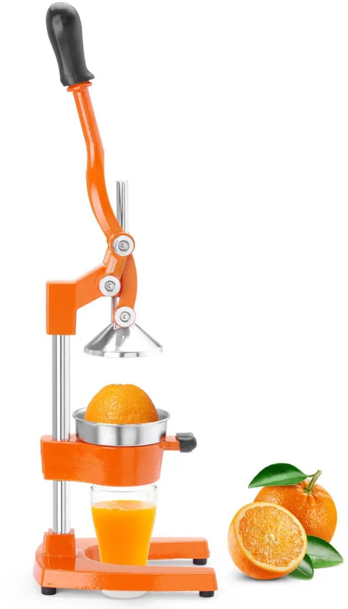 BarUp Citruspers - Hevelmodel - Verchroomd staal - Extra stabiliteit - 510 mm hoog van Merkloos — afbeelding 5