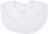 Blousekraag Dames - Ronde kraag - Overhemdkraag - Katoen - Overhemd Vervanging - Blouse - Geschikt voor meisjes gunsten - One size - Wit