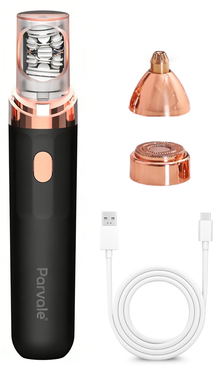 Parvale® 3 in 1 Epilator SilkPro - Epileerapparaat Dames - Epilator - Gezichtsepilator Vrouw - Gezichtsontharing Dames - Epilator Gezicht - Epilator Dames - Gezichtsepilator dames