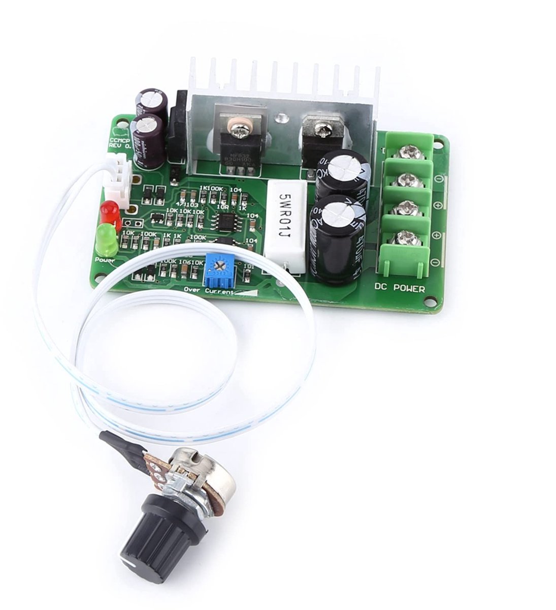 Livia home - Snelheidsregelaar 12V/24V/36V - PWM Regelaar met Potentiometer - 15A Overload Bescherming - Compact ontwerp - Ideaal voor motoren en appa