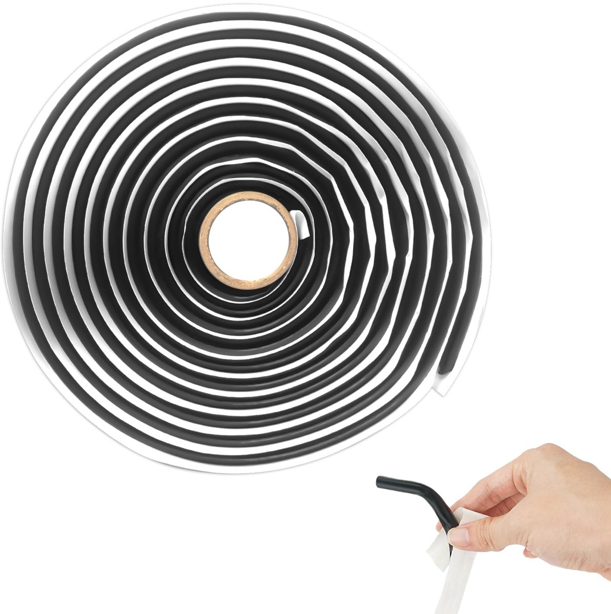 Smoakez - Butyl Dichtband - Zelfklevend - 9.5 mm x 4m - Ideaal voor auto en raam - Waterdicht en veelzijdig - Geschikt voor voertuigen en huizen