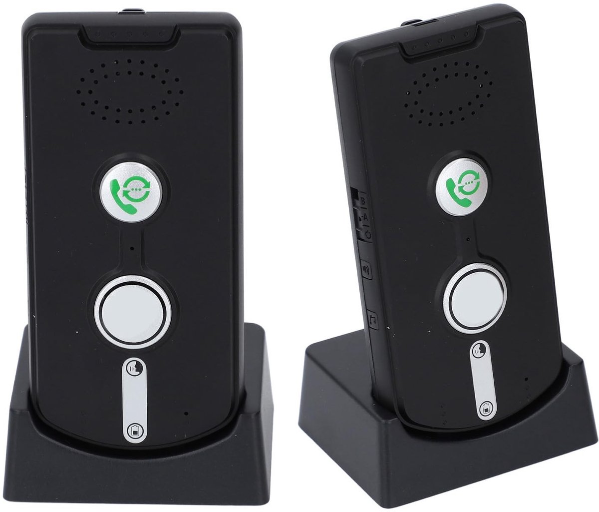 Livia home - Spraakintercom - Draadloos deurbelsysteem - Handsfree gebruik - Zwart - 2-weg communicatie - Maximale bereik 1000 meter - Geschikt voor t