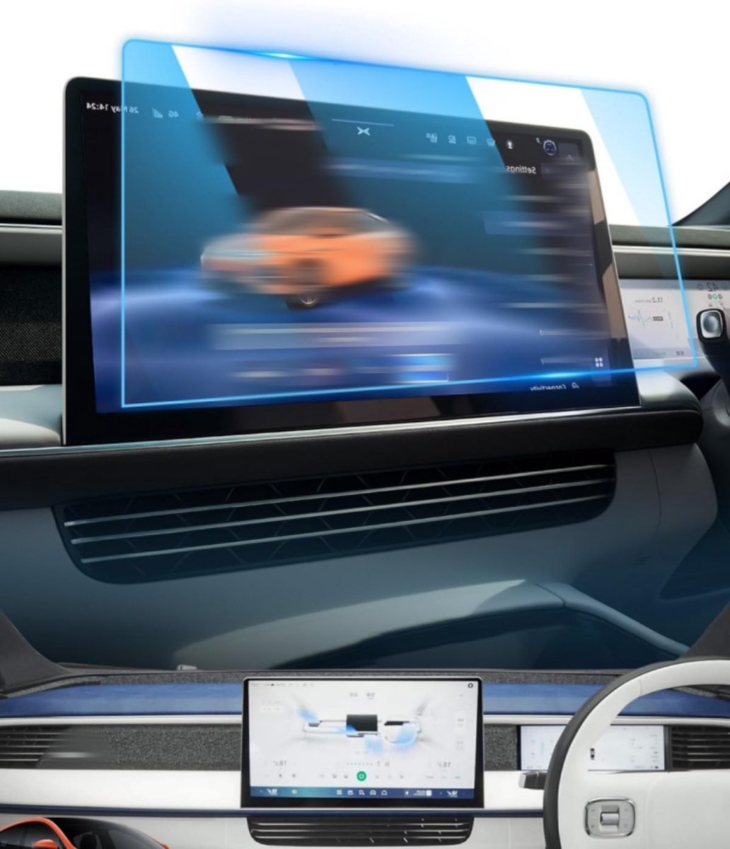 14.9 Inch Screen Protector voor Xpeng G6 2024 - 9H Gehard Glas, Anti-Vingerafdruk, Krasbestendig Accessoire voor Navigatie en Bescherming